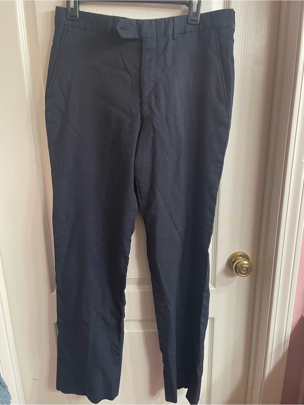 Jones New York City Men Black Dress Pants Professional Workwear Everyday